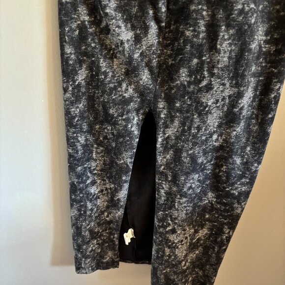 Stormy Grey Tie Dye Honey Punch Jersey Dress with Front Cut outs - Picture 9 of 9